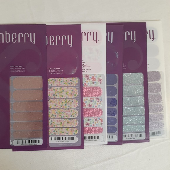 Jamberry‎ Lot Nail Wrap Variety Colorful with Mini Heater and tools - Picture 7 of 7